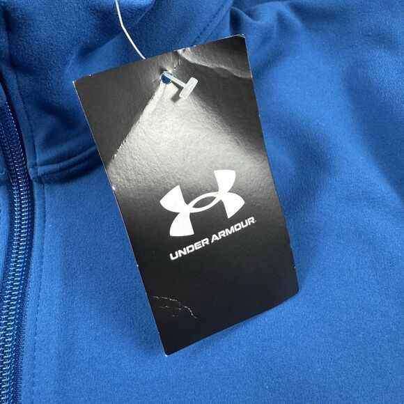 NWT Under Armour Motion Jacket Women L Blue Full-Zip Performance Running - Picture 7 of 9